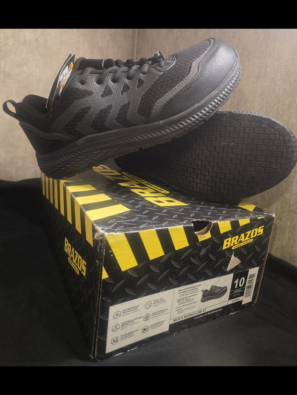 Brazos Work Force Steel Toe Shoes